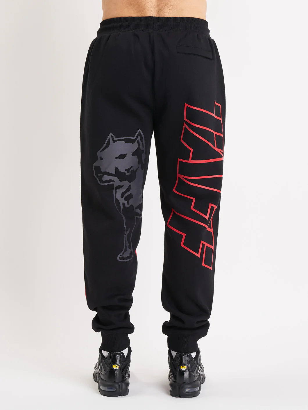 Amstaff Mavor Sweatpants – Black/Red