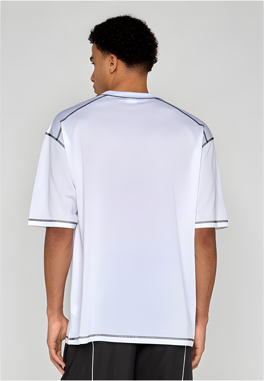 Urban Classics Mesh Tee - Performance Oversized Weiß
