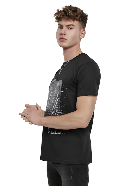 Mister Tee 2Pac Lyrics T-Shirt – Black