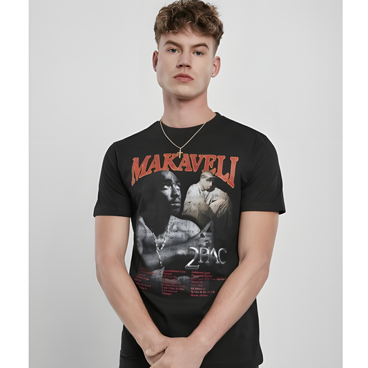 Mister Tee 2Pac Makaveli T-Shirt – Black