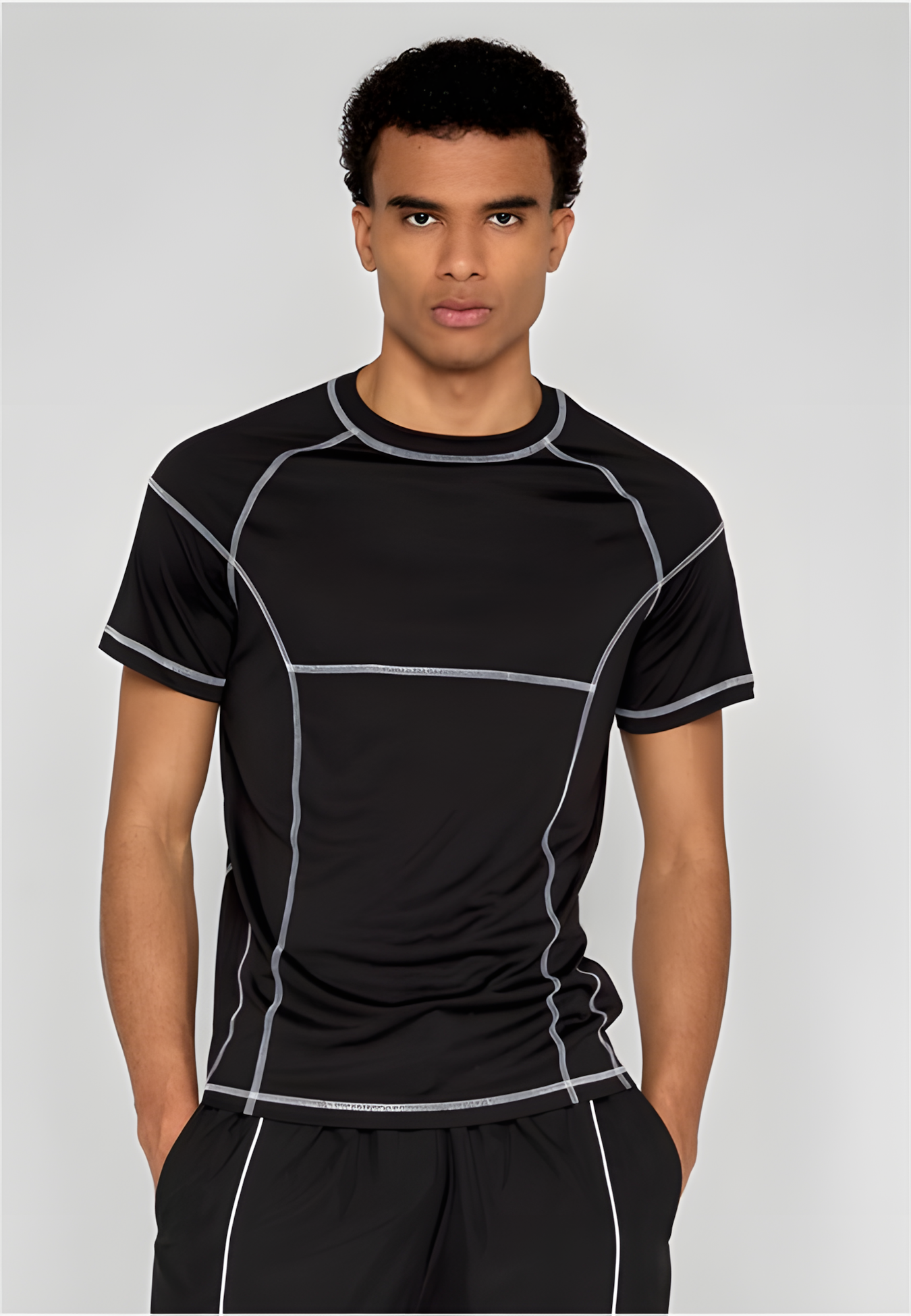 Urban Classics Compression Tee - Performance Schwarz