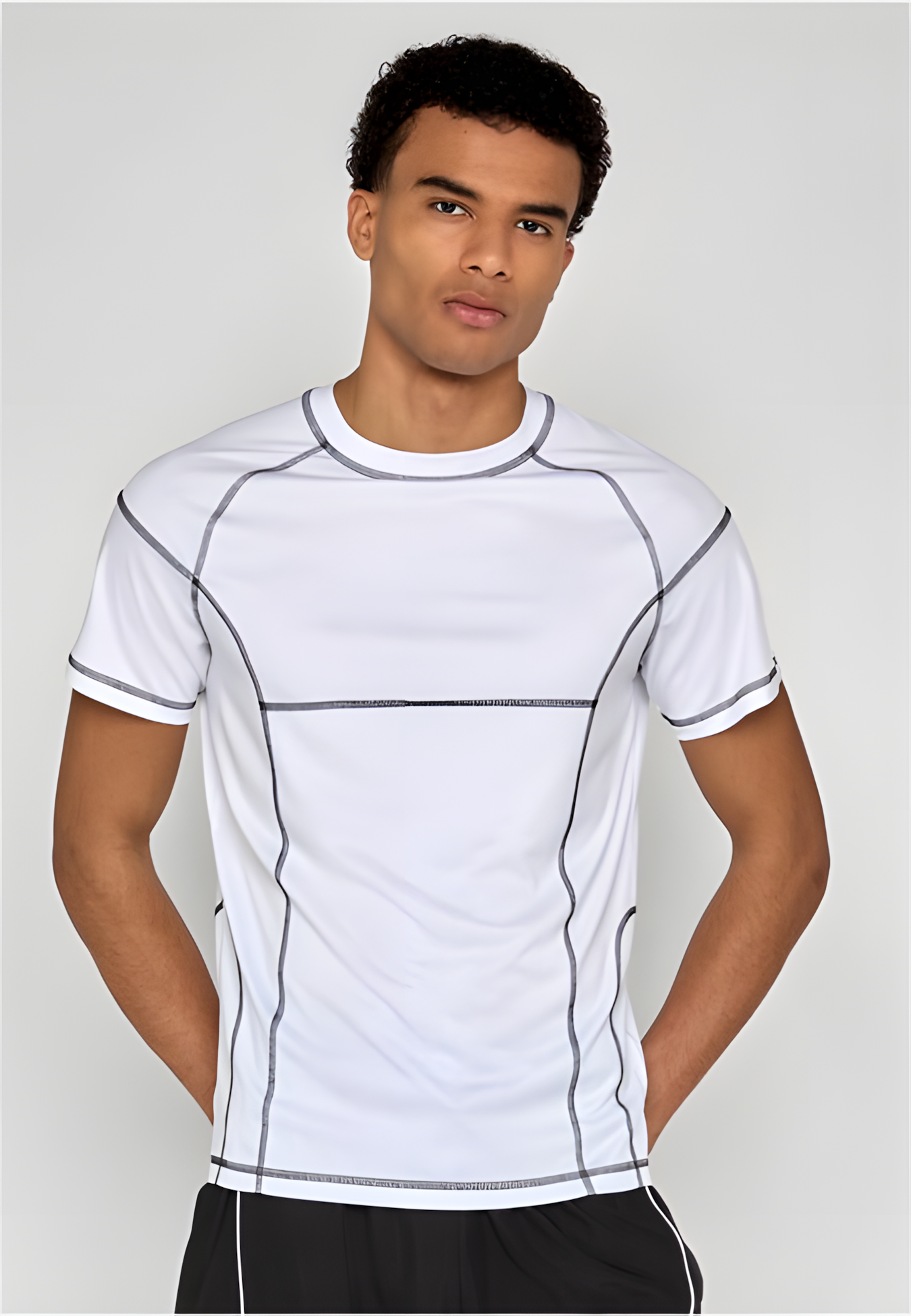 Urban Classics Compression Tee - Performance Weiß