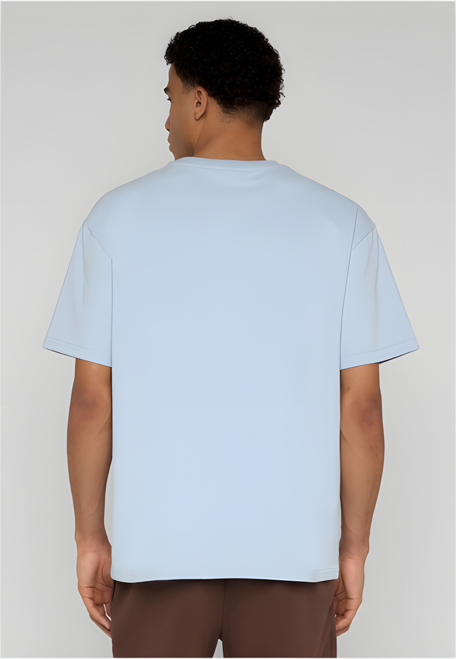 Urban Classics Dropped Shoulder Tee - Relaxed Freezeblue