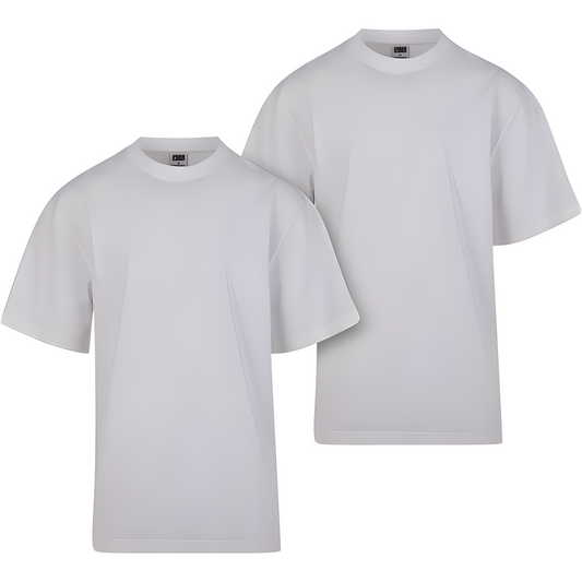 Urban Classics Tall Tee 2-Pack - Weiß / Weiß
