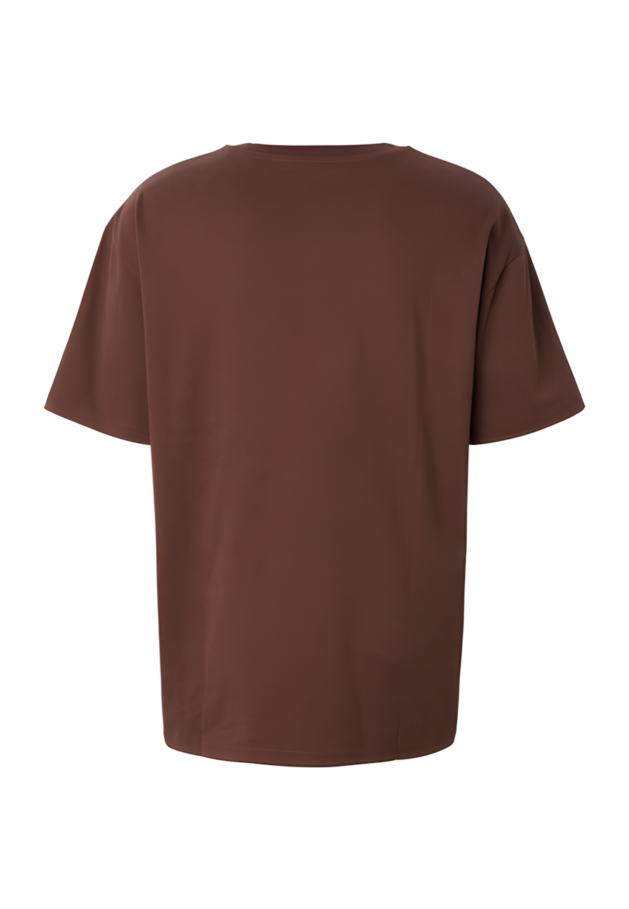 Urban Classics Dropped Shoulder Tee - Relaxed Chocolatebrown