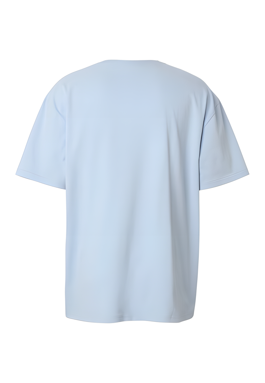 Urban Classics Dropped Shoulder Tee - Relaxed Freezeblue