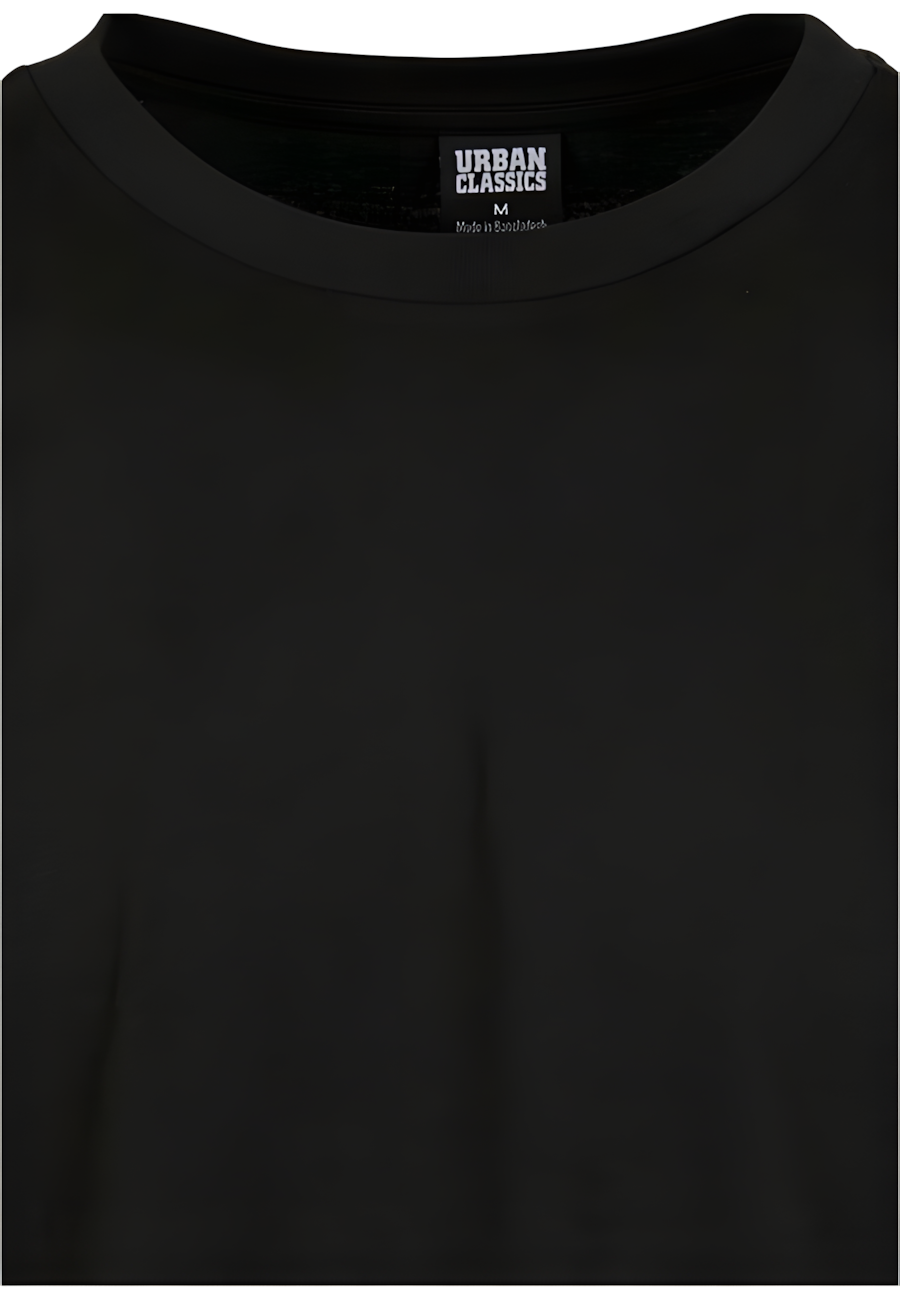 Urban Classics Double Layer LS Tee - Oversized Black/Black