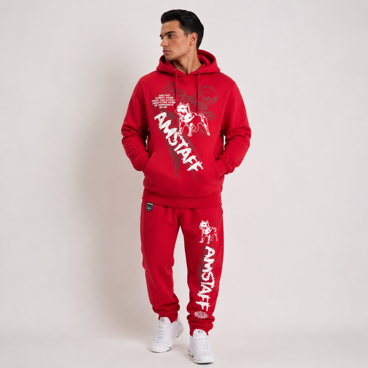 Amstaff Narek Hoodie – Red