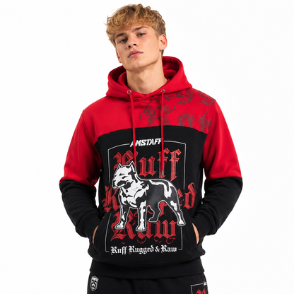 Amstaff Zane Hoodie – Red/Black