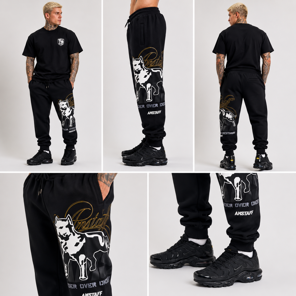 Amstaff Pavor Sweatpants – Black