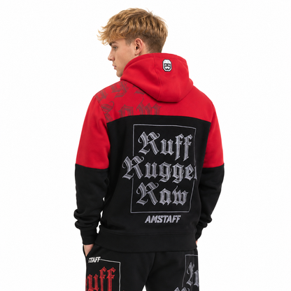 Amstaff Zane Hoodie – Red/Black