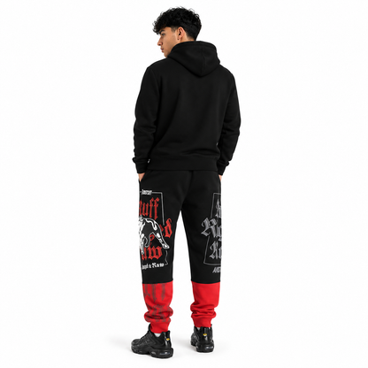 Amstaff Zane Sweatpants – Black/Red