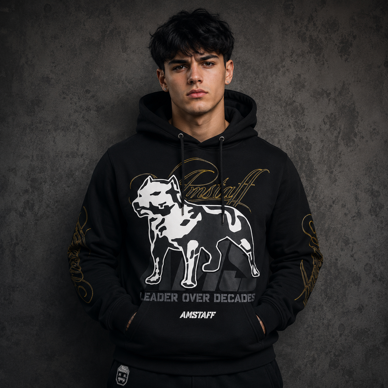 Amstaff Pavor Hoodie – Black