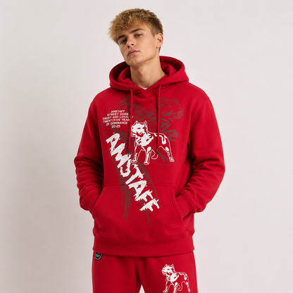 Amstaff Narek Hoodie – Red