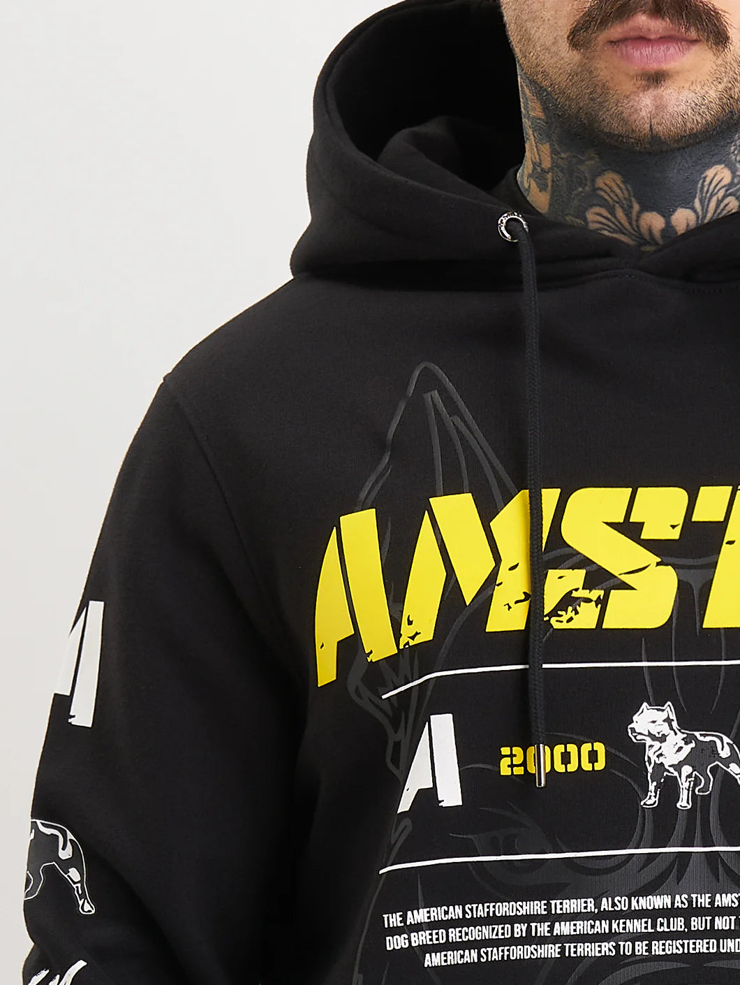 Amstaff Riven Hoodie – Black