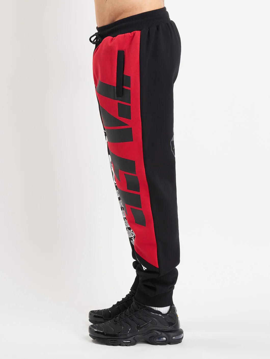 Amstaff Mavor Sweatpants – Black/Red
