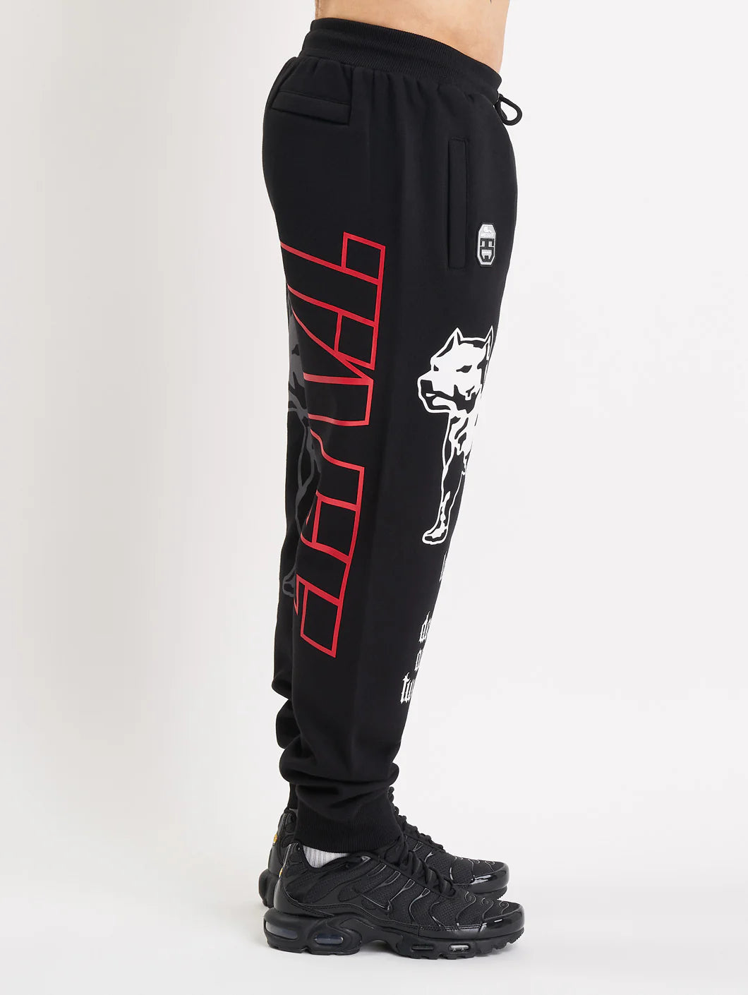Amstaff Mavor Sweatpants – Black/Red