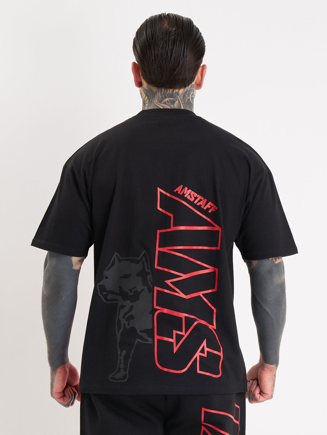 Amstaff Mavor T-Shirt – Black/Red