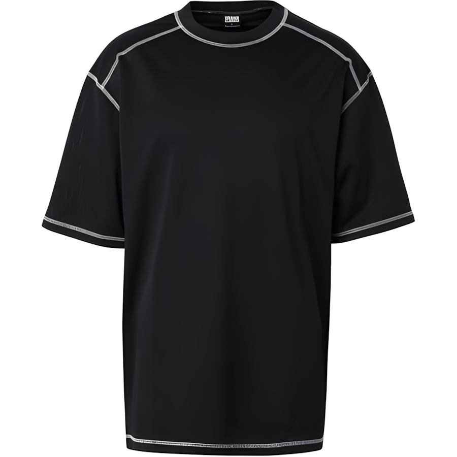 Urban Classics Mesh Tee - Performance Oversized Schwarz