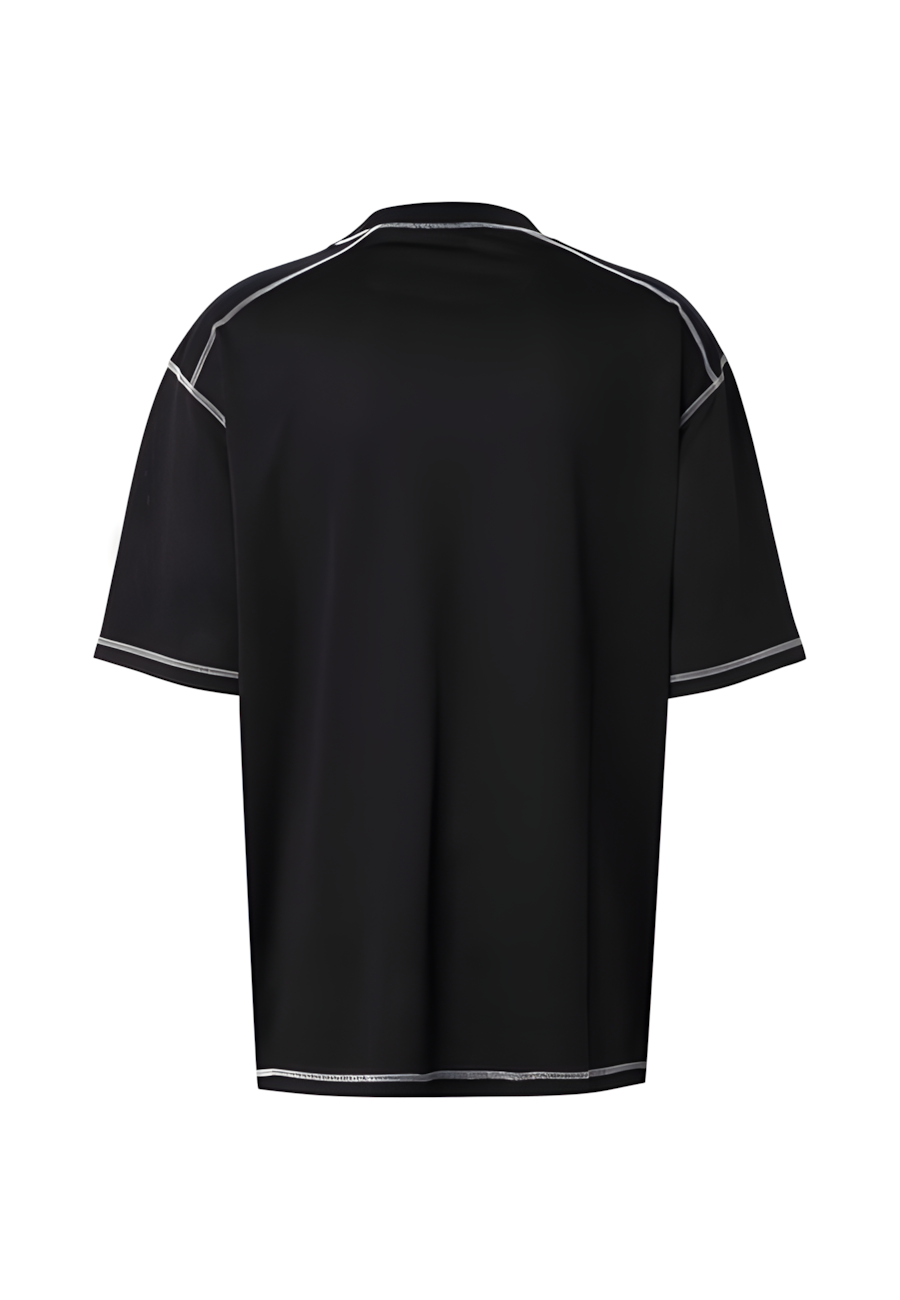 Urban Classics Mesh Tee - Performance Oversized Schwarz
