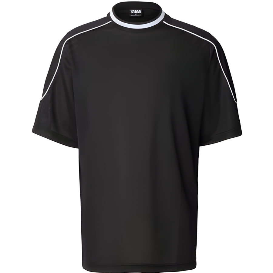 Urban Classics T-Shirt - Piping Mesh Oversized Tee Black