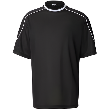 Urban Classics T-Shirt - Piping Mesh Oversized Tee Black