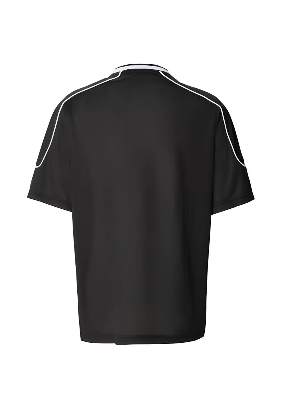 Urban Classics T-Shirt - Piping Mesh Oversized Tee Black