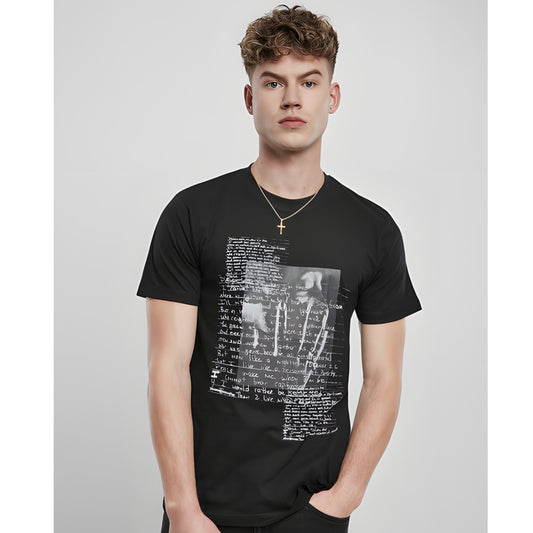 Mister Tee 2Pac Lyrics T-Shirt – Black