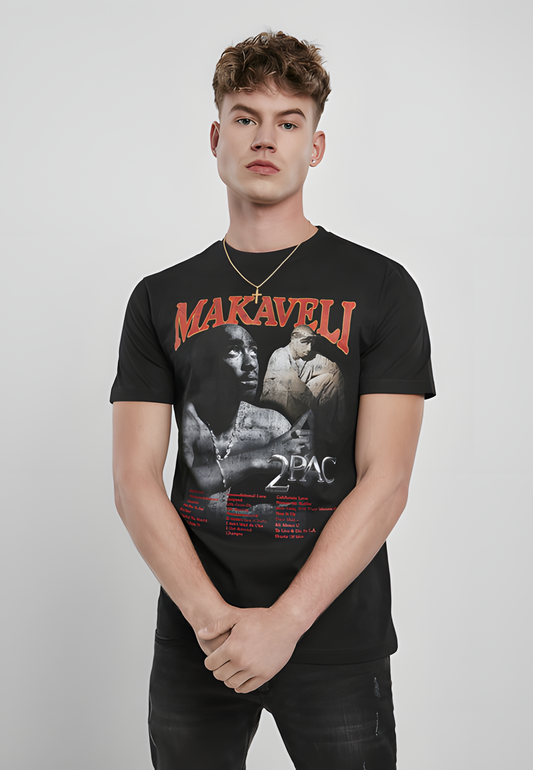 Mister Tee 2Pac Makaveli T-Shirt – Black