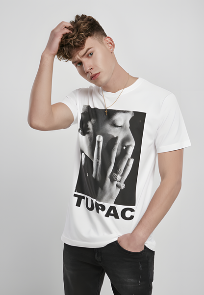 Mister Tee Tupac T-Shirt - Profile Tee Weiß