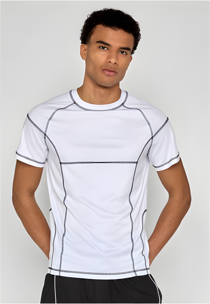 Urban Classics Compression Tee - Performance Weiß